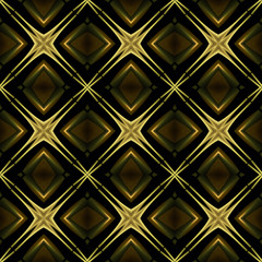 Seamless pattern background with multi-colored wavy lines.