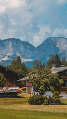 Smartphone HD wallpaper of Beautiful alpine view at Hallein