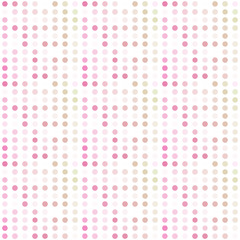 Seamless abstract pattern background with a variety of colored circles.