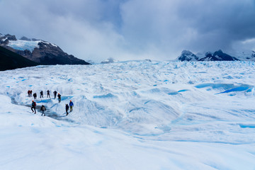 hiking perito moreno glacier in el calafate