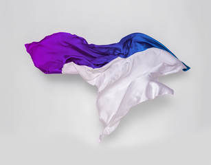 multicolored fabric in motion