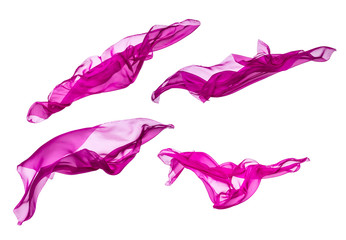 abstract flying fabric