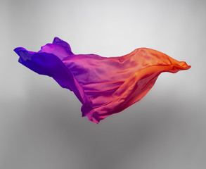 multicolored fabric in motion