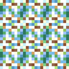Seamless pattern background from a variety of multicolored squares.