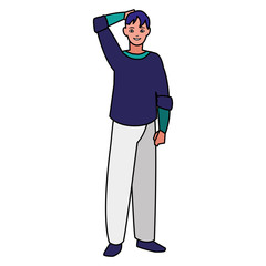 young man avatar character