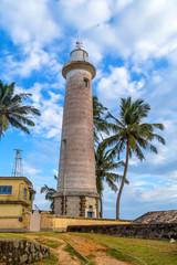 Light onshore Lighthouse in Galle, Sri Lanka UNESCO