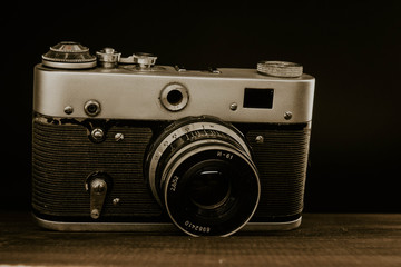 old camera retouching Vintage