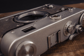 old camera retouching Vintage