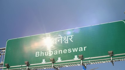 Airplane Landing Bhubaneswar