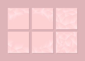Elegant light pink romantic Background. Template. Romantic promotion card, flyer, banner. Vector.