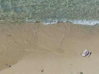 Tot am Strand