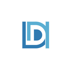 DN Initial Logo Design.