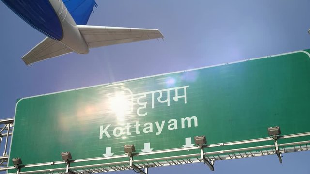 Airplane Take off Kottayam