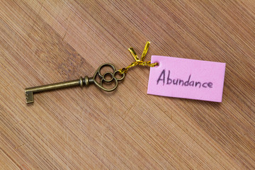 Key to abundance