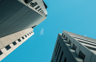 Contrapicado ciudad