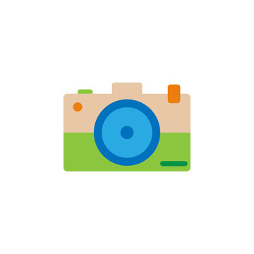 Brazilian carnival, camera color icon. Element of Brazilian carnival icon for mobile concept and web apps. Detailed Brazilian carnival, camera icon can be used for web