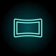 Panorama sign icon. Elements of Image in neon style icons. Simple icon for websites, web design, mobile app, info graphics