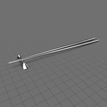 Metal chopsticks