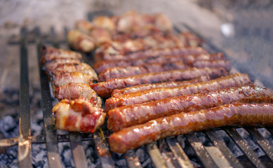Barbecue in nature.