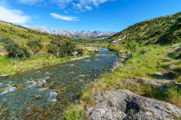 Fototapeta na wymiar cave stream scenic reserve, arthurs pass, new zealand 31