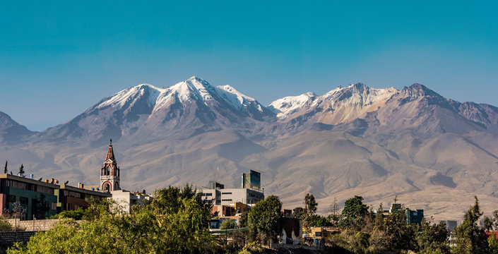 Andes Behind Arequipa Peru