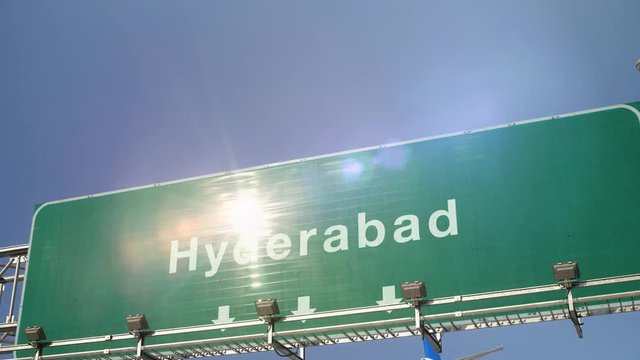 Airplane Landing Hyderabad
