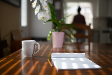 Cup and Notepad