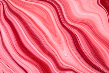 Marble ink colorful. red marble pattern texture abstract background. can be used for background or wallpaper