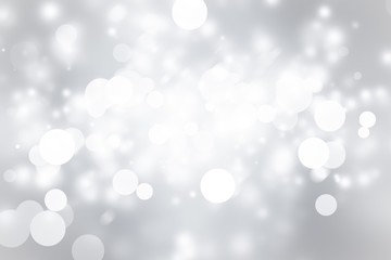 white blur abstract background. bokeh christmas blurred beautiful shiny Christmas lights