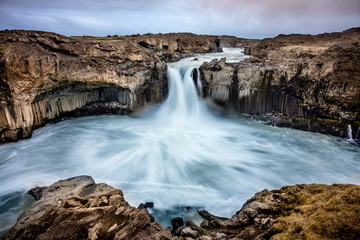 Wasserfall in Iceland