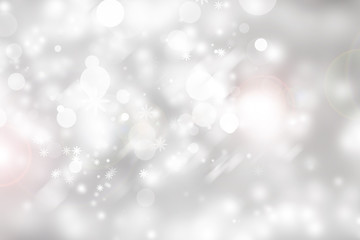 Obraz na płótnie Canvas white blur abstract background. bokeh christmas blurred beautiful shiny Christmas lights