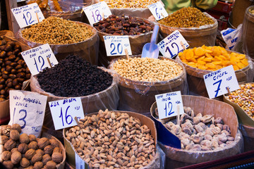 マーケット　イスタンブール  トルコ  スパイス