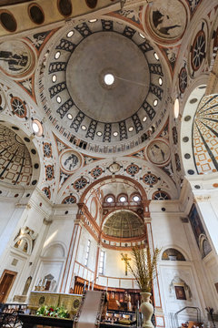 Ceiling decoration of Santa Maria delle grazie