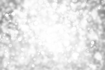 white blur abstract background. bokeh christmas blurred beautiful shiny Christmas lights