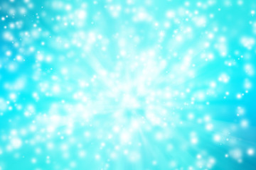 white circle on blue blur abstract background. bokeh Christmas blurred beautiful shiny Christmas lights