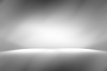 perspective floor backdrop black room studio with gray gradient spotlight backdrop background for display your product or artwork 