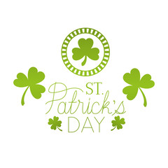 wishing you a happy st patricks day label icons