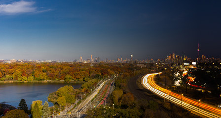 Day and Night in Toronto