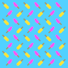 Colorful popsicle pattern