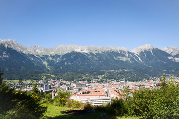 Fototapeta premium Innsbruck im Sommer