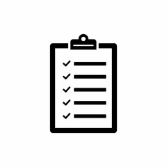 Clipboard icon Symbol vector
