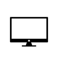 Computer icon. Pc icon. Monitor icon Vector