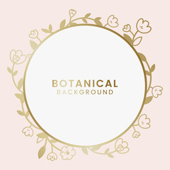 Botanical floral illustration