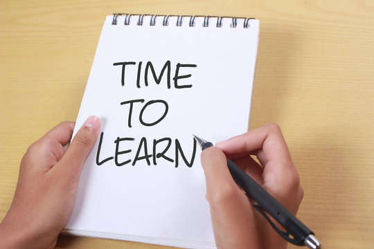 Time To Learn, Motivational Words Quotes Concept