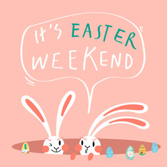 Easter celebration illustration