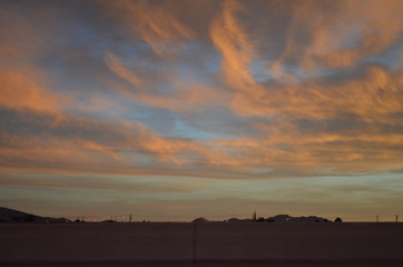 Fototapeta na wymiar Clouds over Vegas