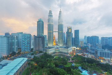 Fototapeta premium Miasto Kuala Lumpur, Malezja