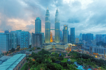 Fototapeta na wymiar Kuala Lumpur city, Malaysia