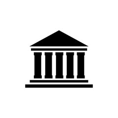 Obraz premium Court Building icon vector