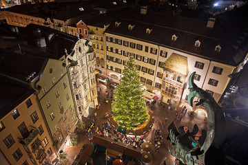 Innsbruck Altstadt Zur Weihnachtszeit